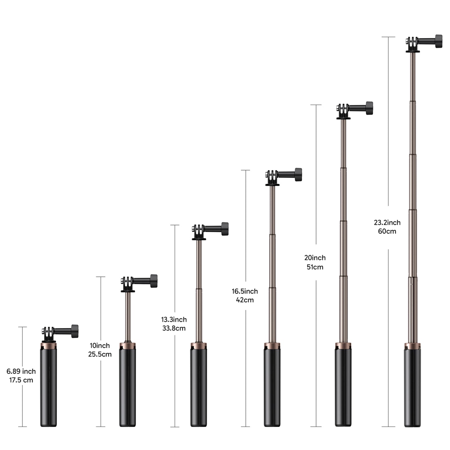 AKASO 60cm Selfie Stick Tripod