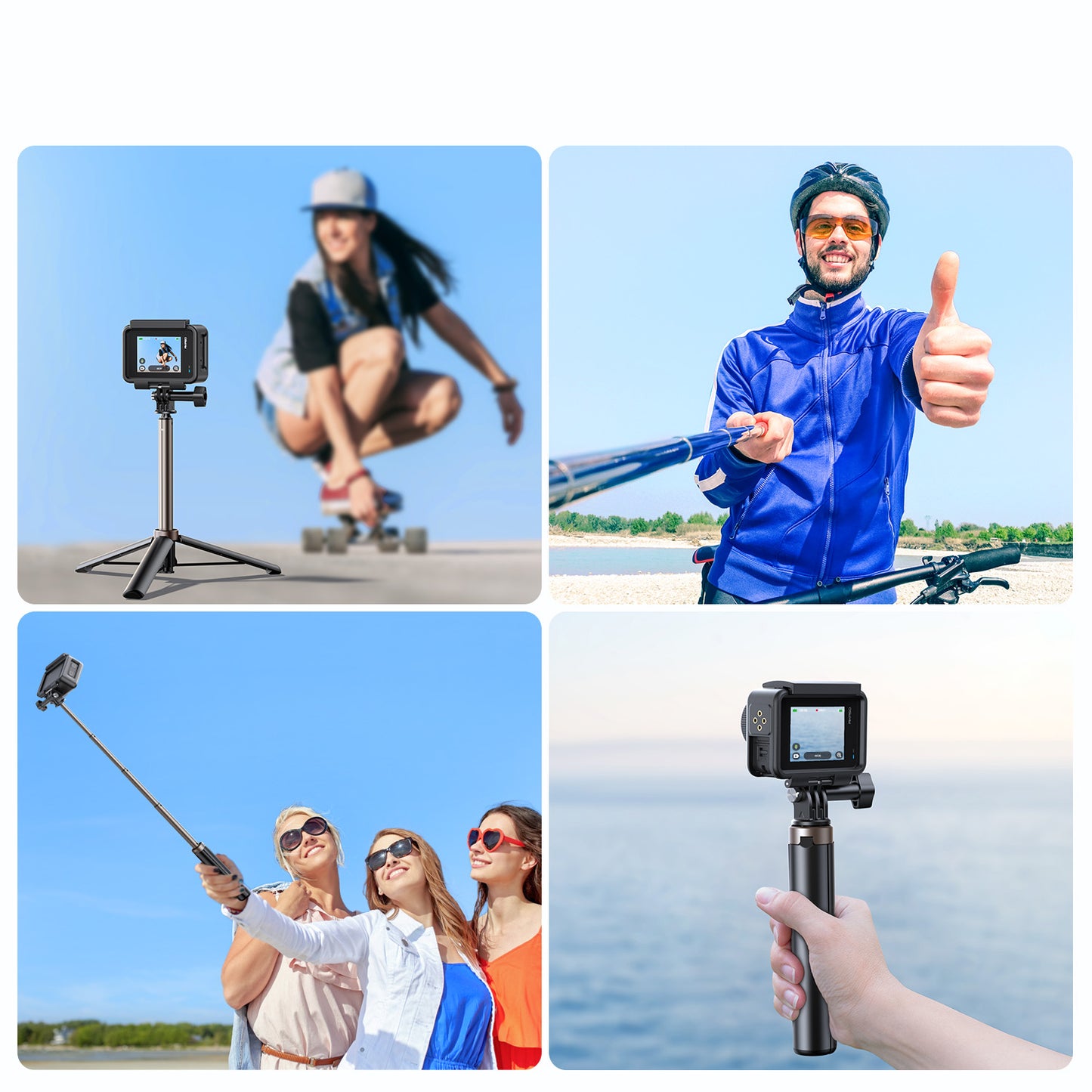 AKASO 60cm Selfie Stick Tripod