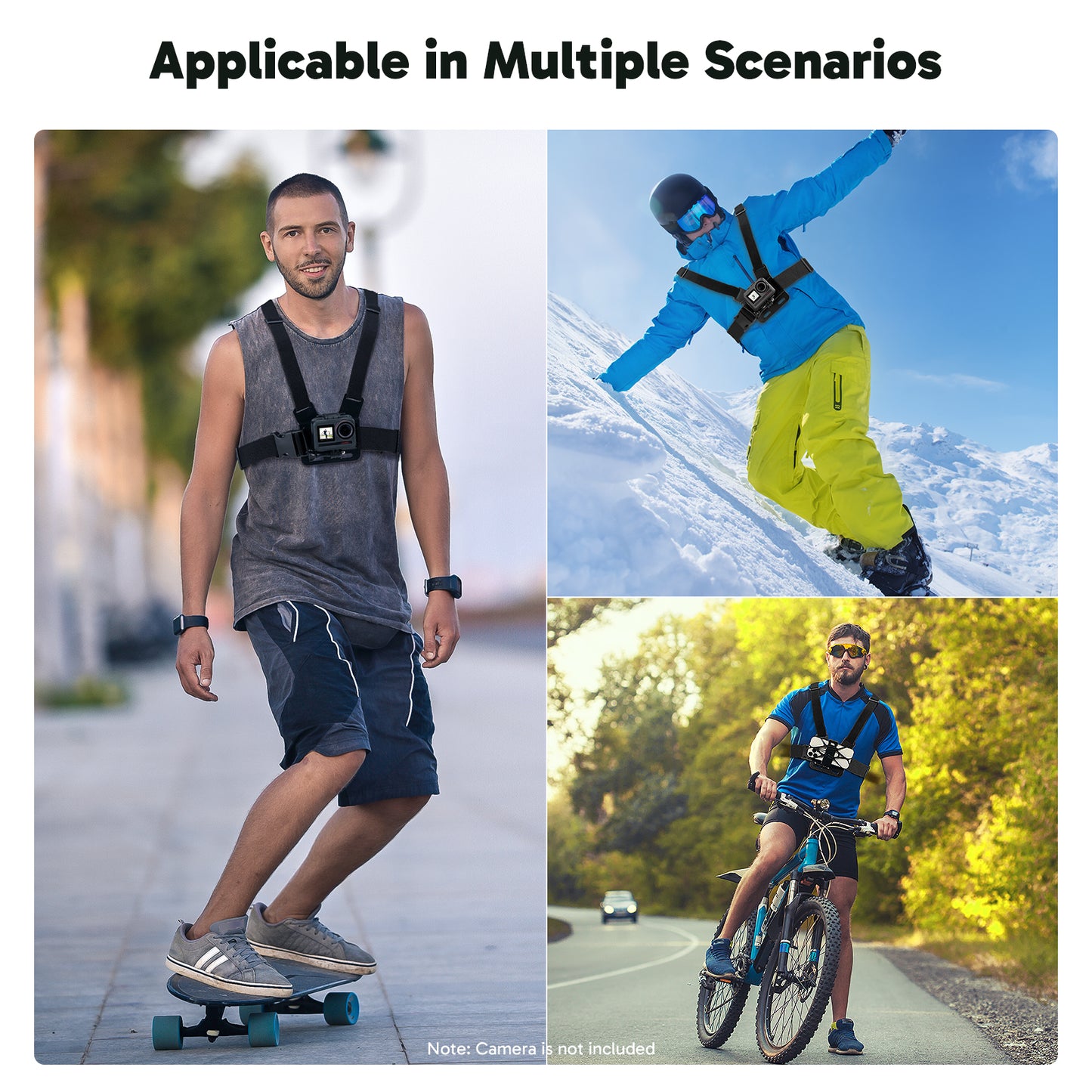 AKASO 6 in 1 Chest Strap