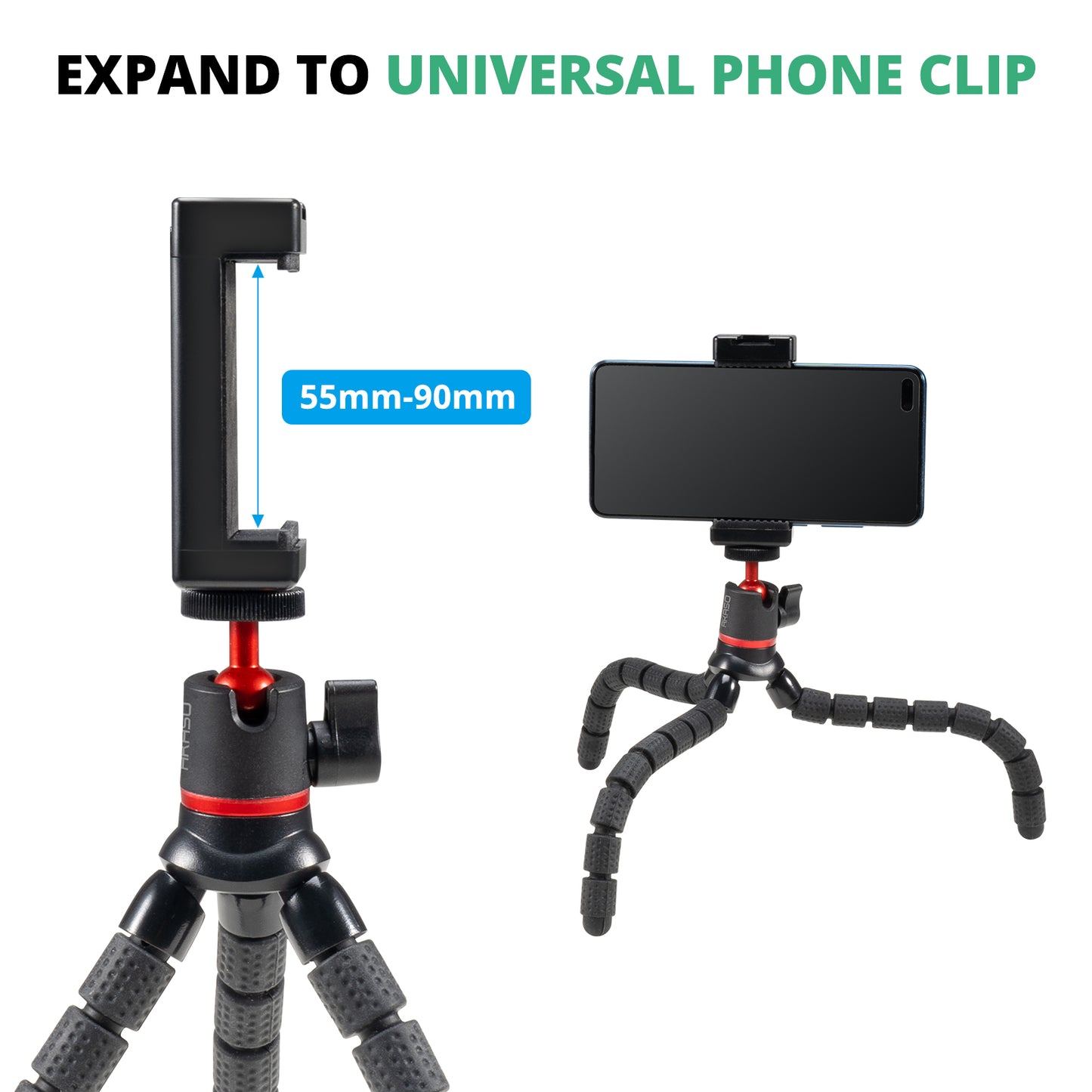 AKASO Flexible Tripod Action Camera Accessories Kit
