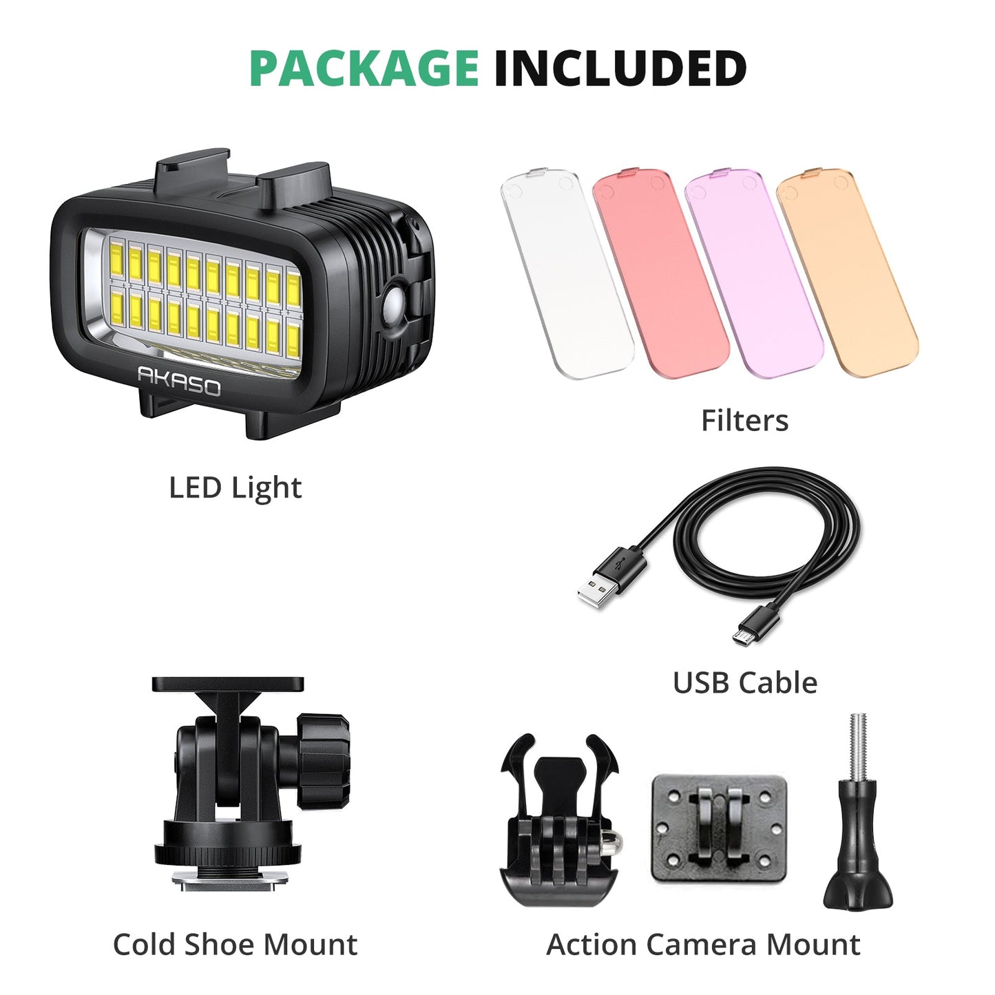 AKASO Diving Light - Shop - AKASO