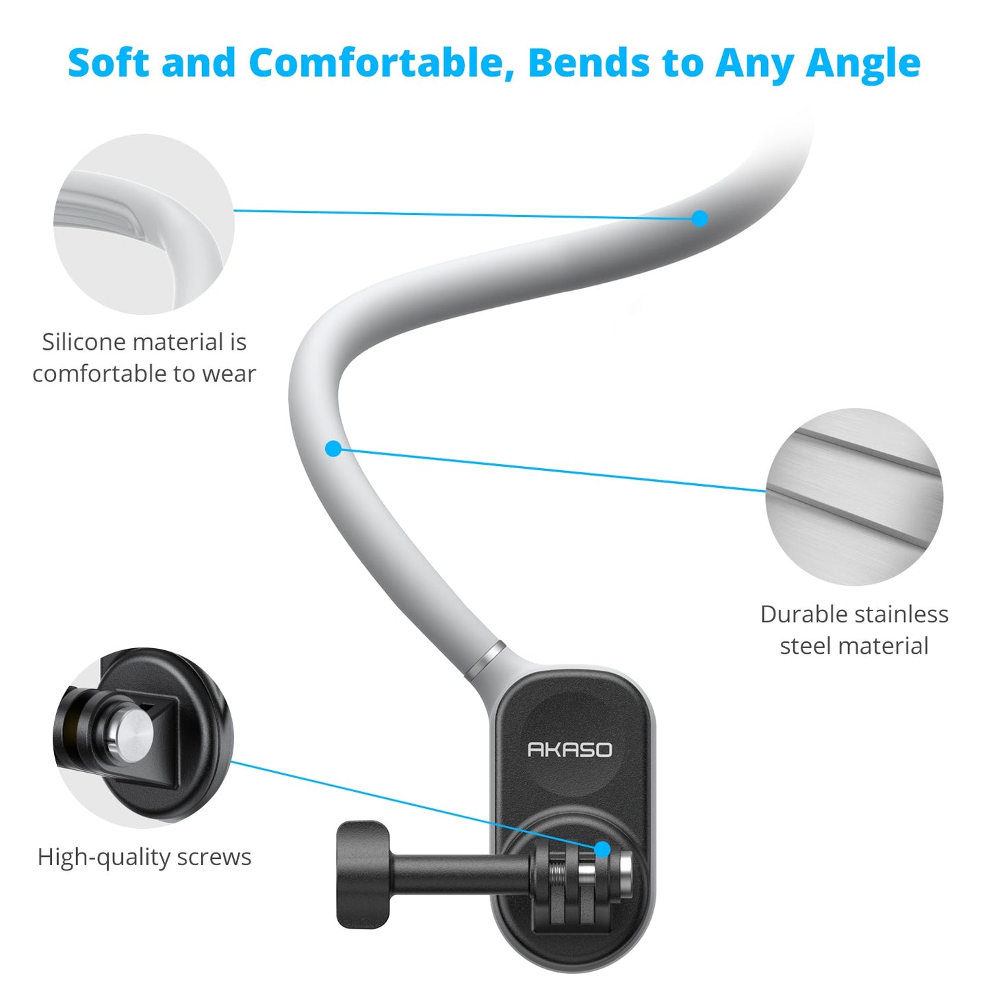 AKASO Magnetic Neck Mount Holder - Shop - AKASO