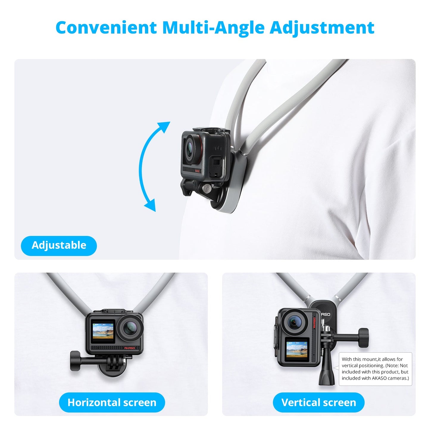 AKASO Magnetic Neck Mount Holder - Shop - AKASO