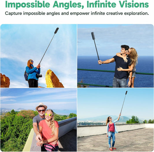 AKASO Perche à Selfie Invisible 120cm