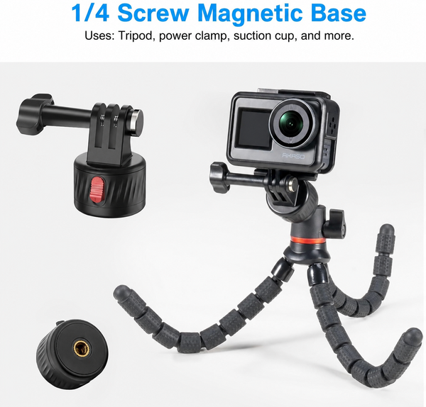 AKASO 4-in-1 Magnetic Quick Release Mount Kit