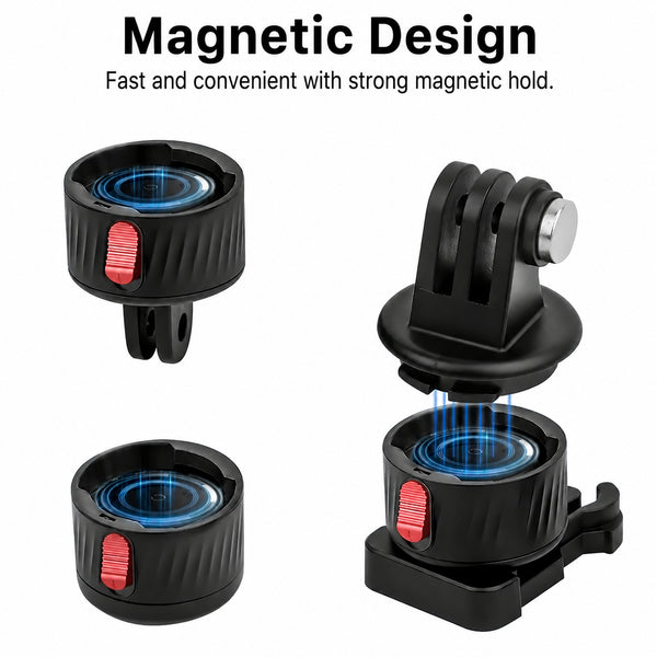 AKASO 4-in-1 Magnetic Quick Release Mount Kit