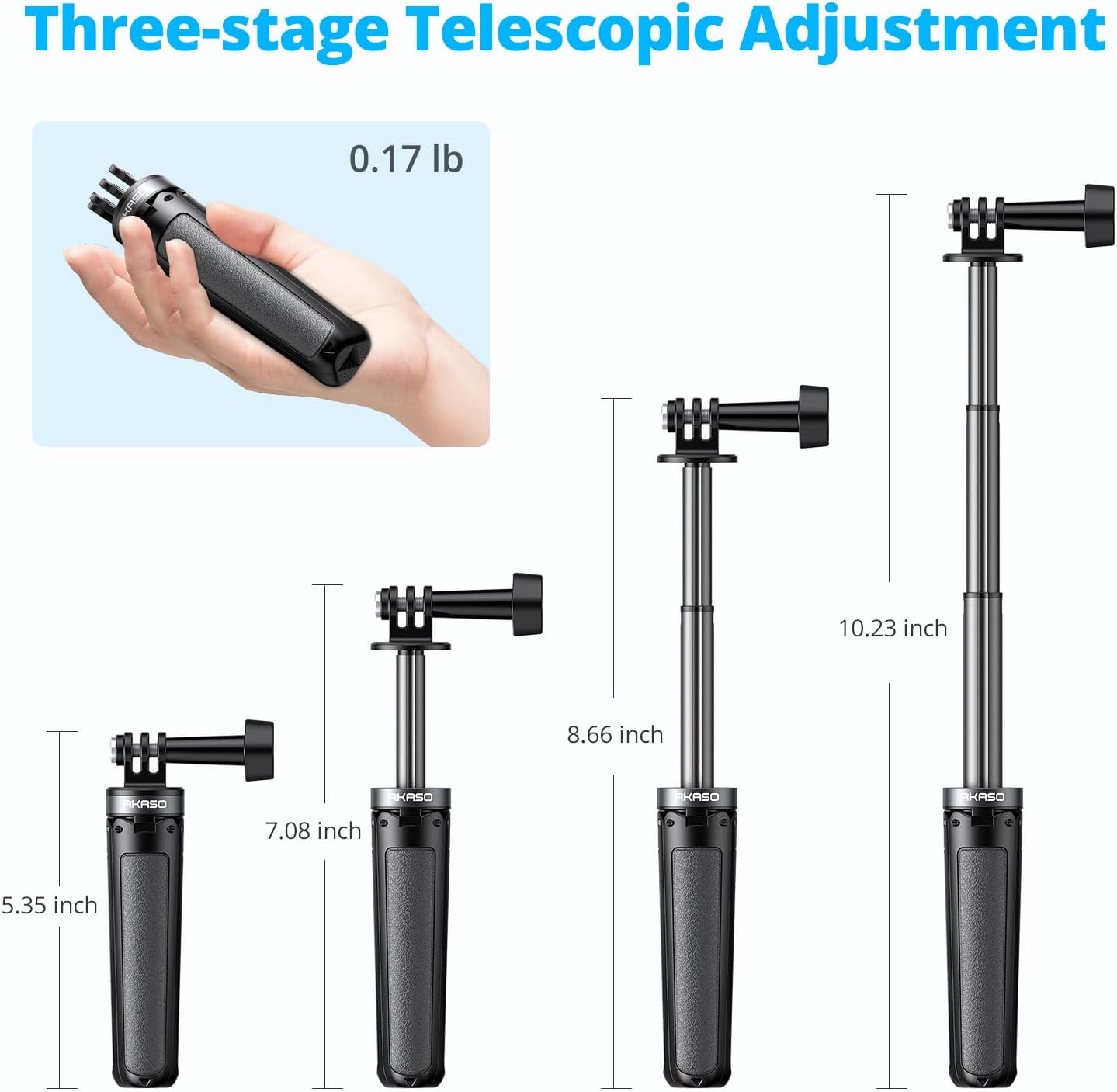 AKASO 22cm Selfie Stick Tripod