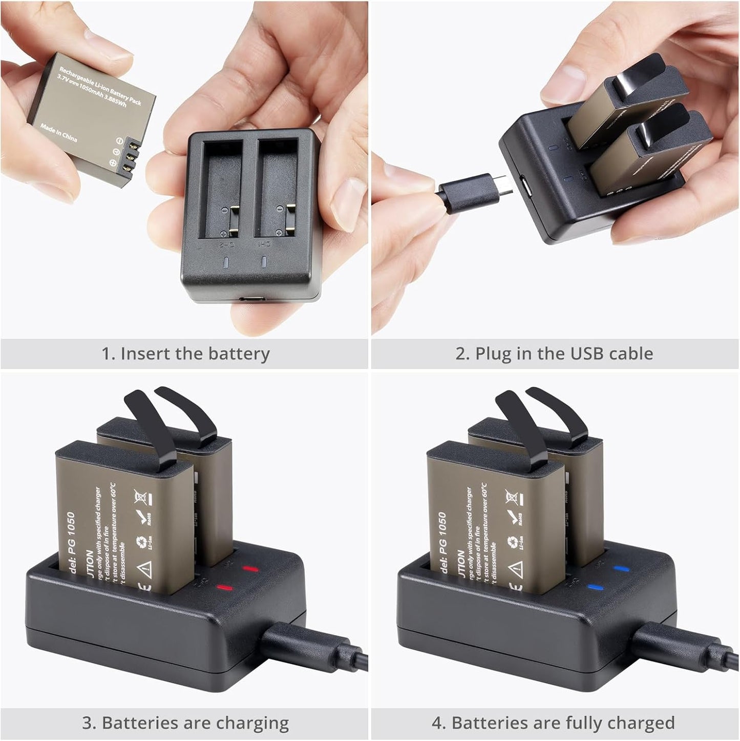 Action Camera Battery