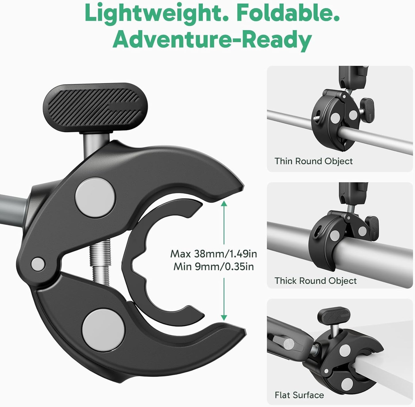 AKASO Action Camera Handlebar Clamp Mount