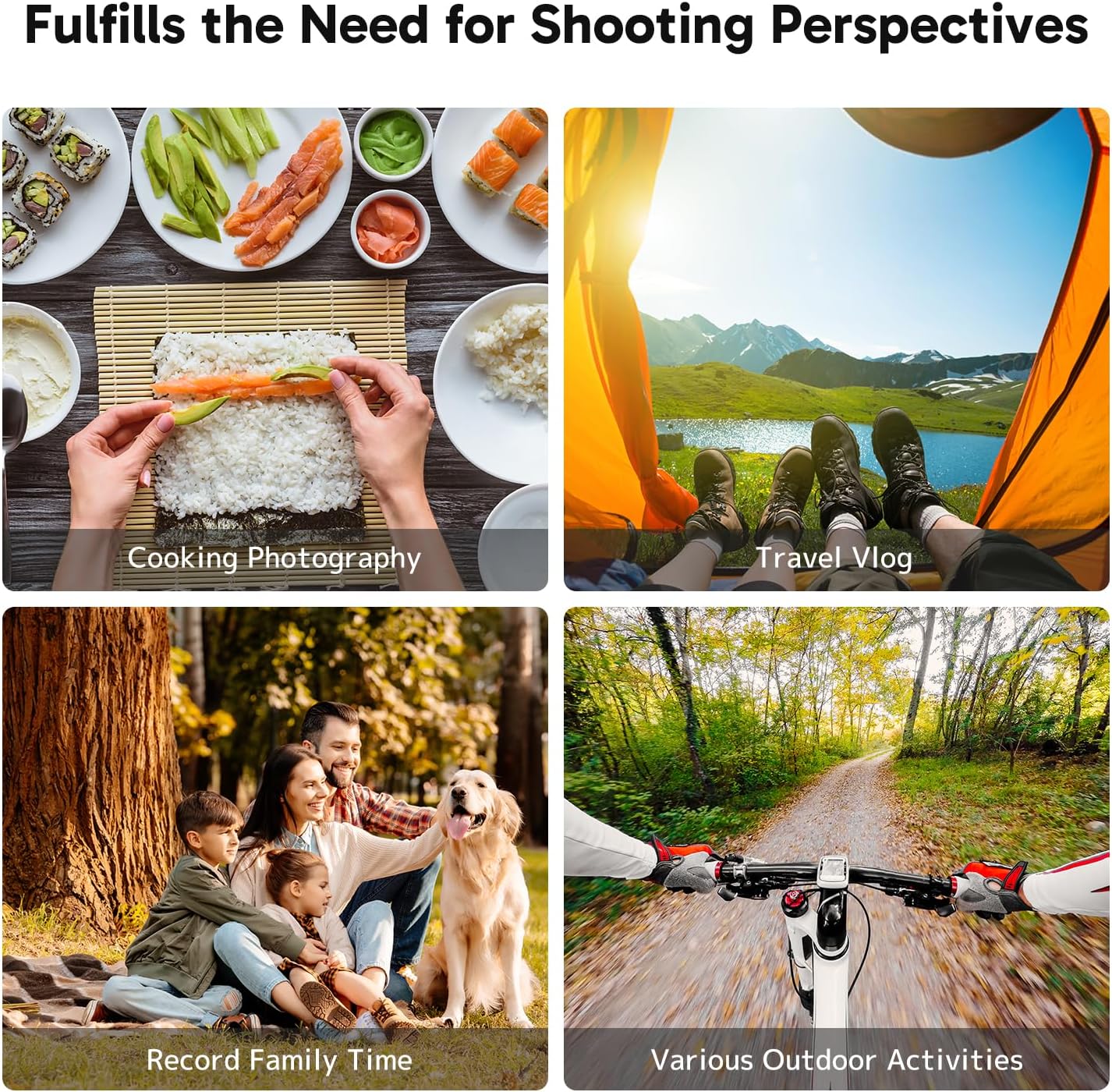 AKASO マグネット式マウントホルダーセット