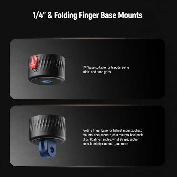 AKASO 4-in-1 Magnetic Quick Release Mount Kit