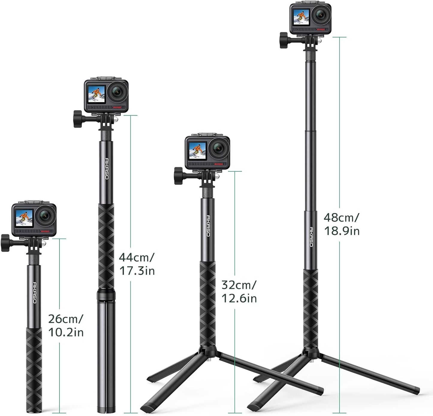 Akaso 120cm Selfie Stick Tripod