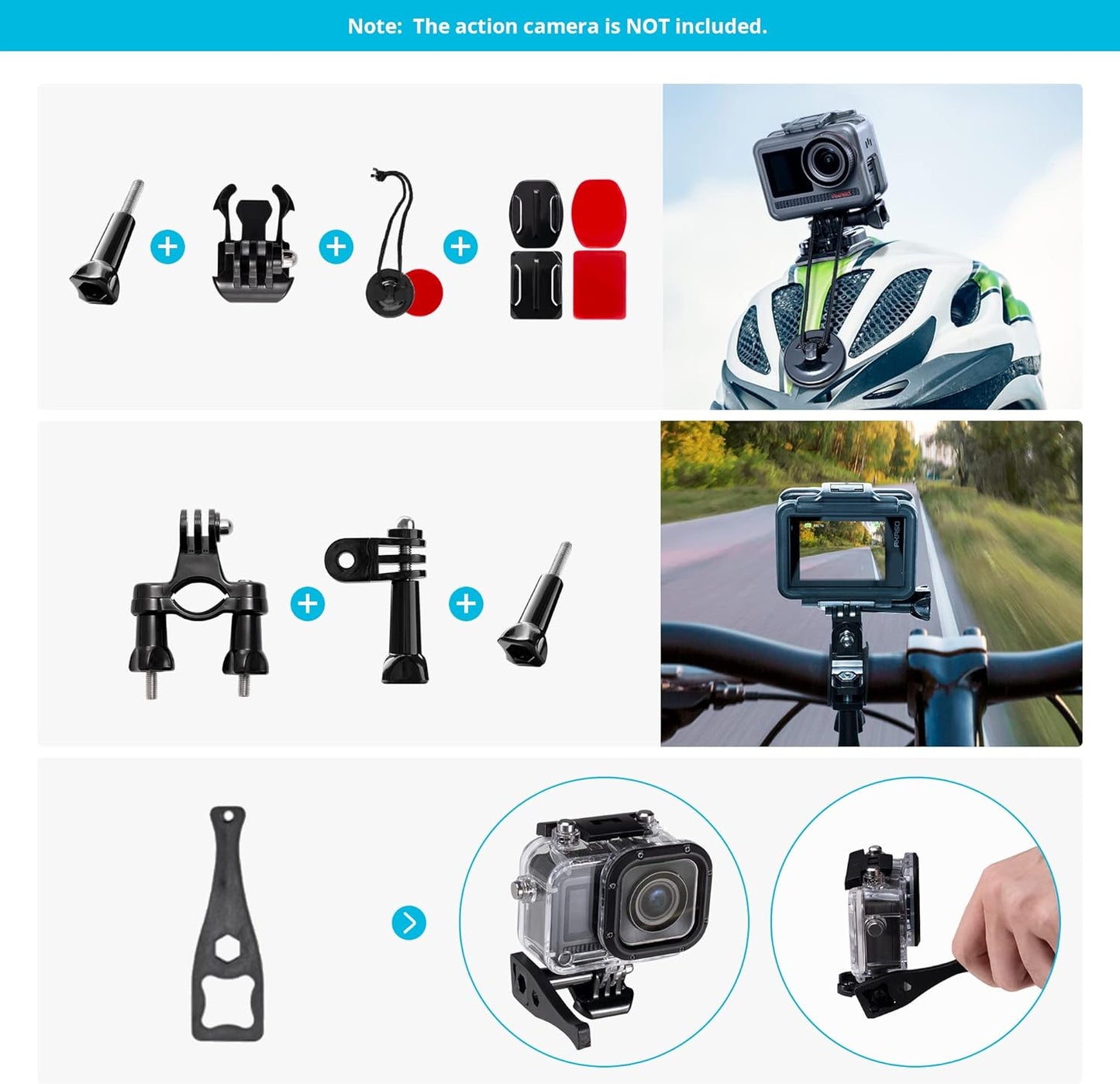 AKASO Action Camera Accessories Kit