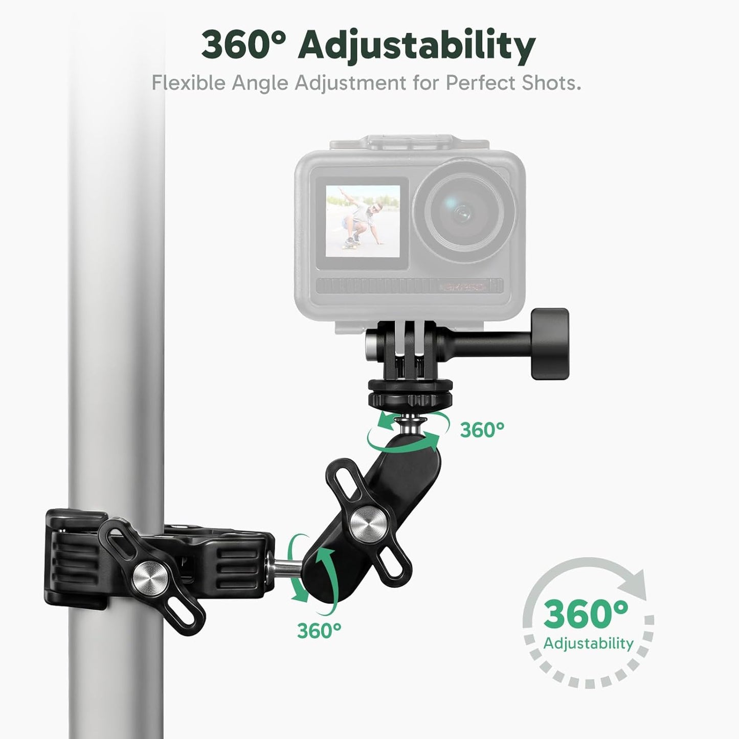 AKASO Camera Super Clamp Mount