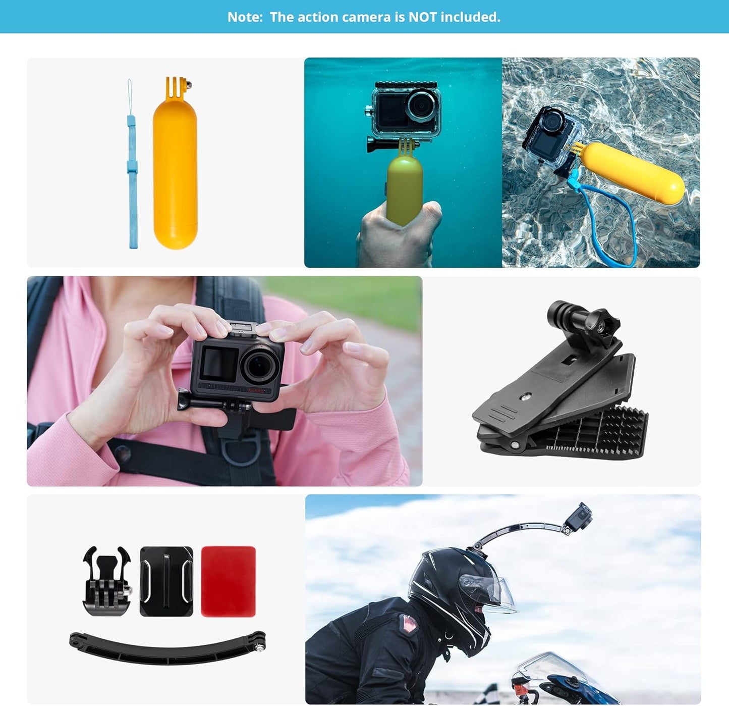 AKASO Action Camera Accessories Kit