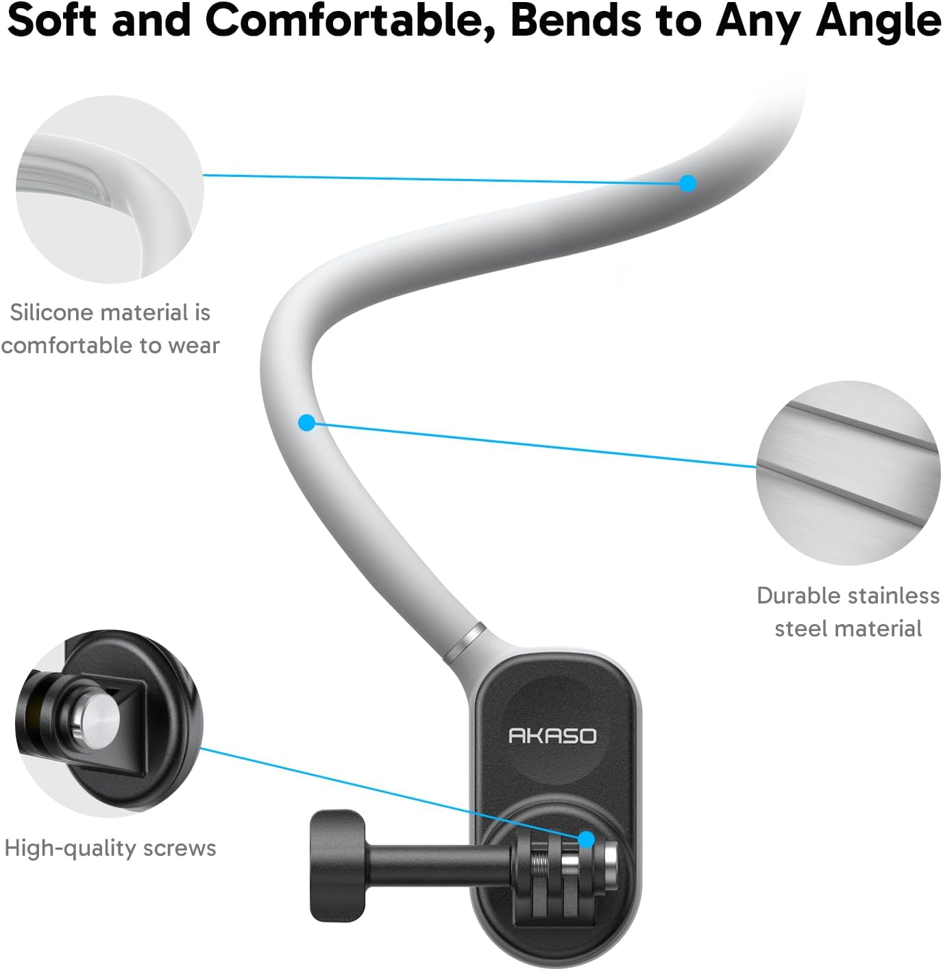 AKASO マグネット式マウントホルダーセット