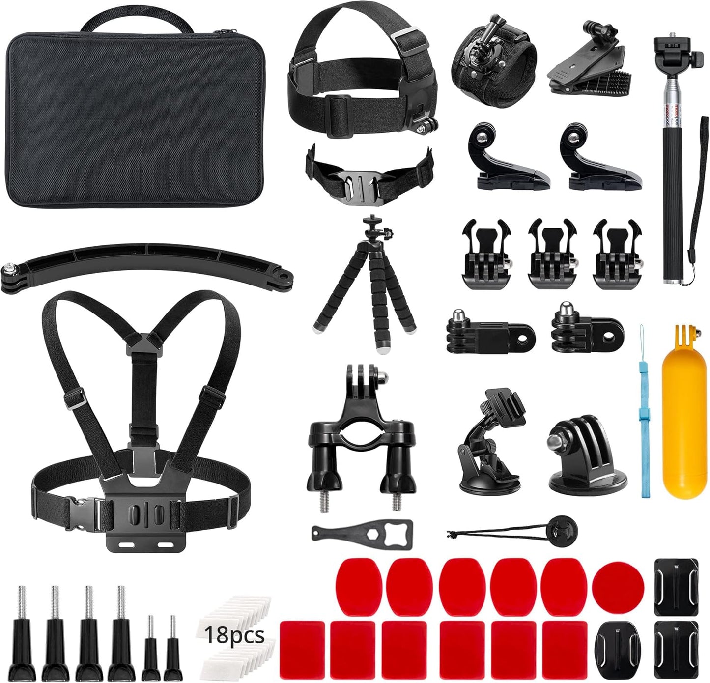 AKASO Action Camera Accessories Kit