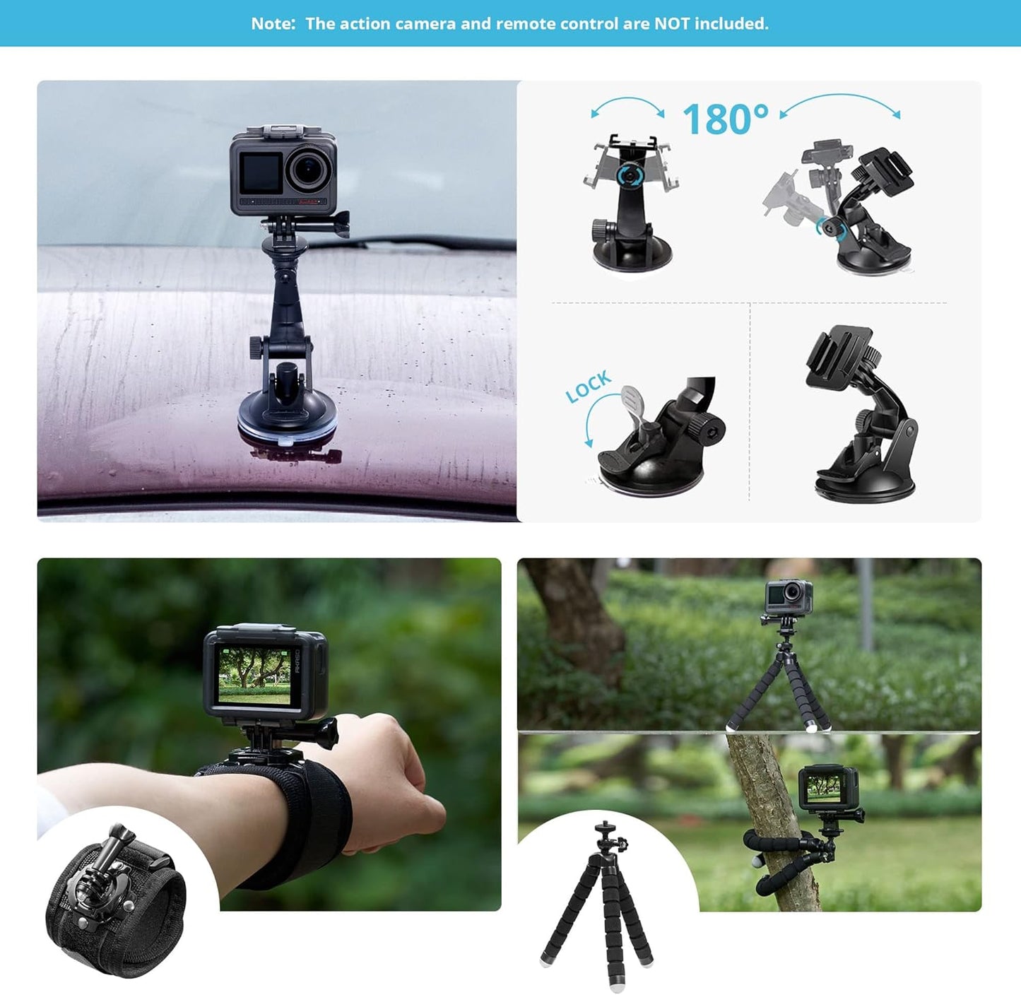 AKASO Action Camera Accessories Kit