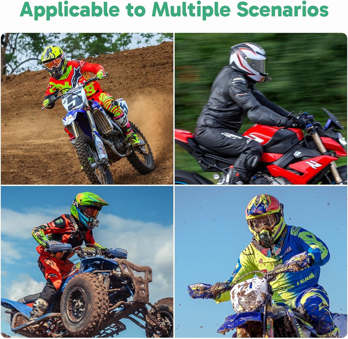 AKASO Motorcycle Helmet Chin Strap Mount