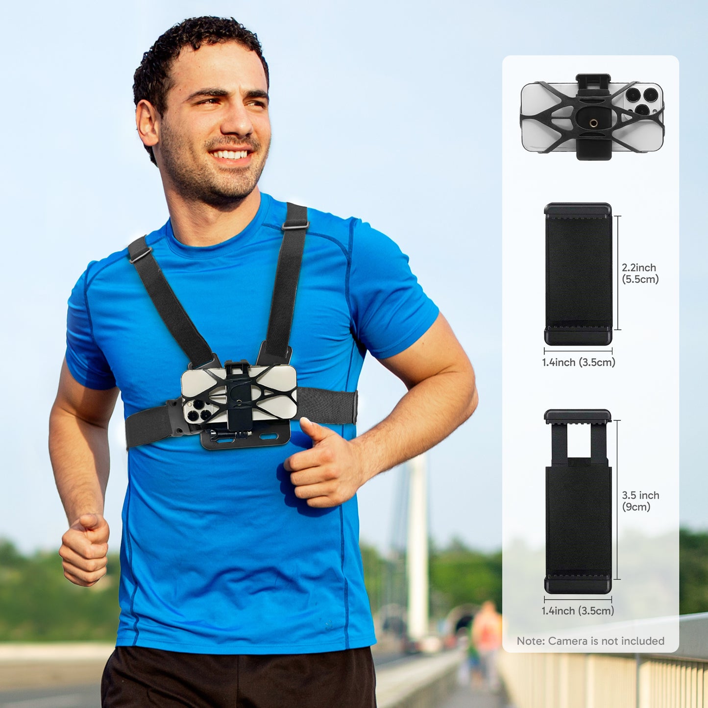 AKASO 6 in 1 Chest Strap