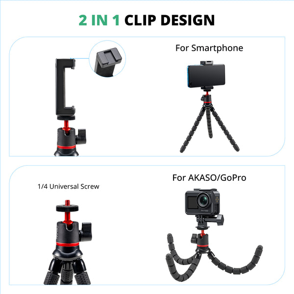 Flexible Tripod Accessories Kit