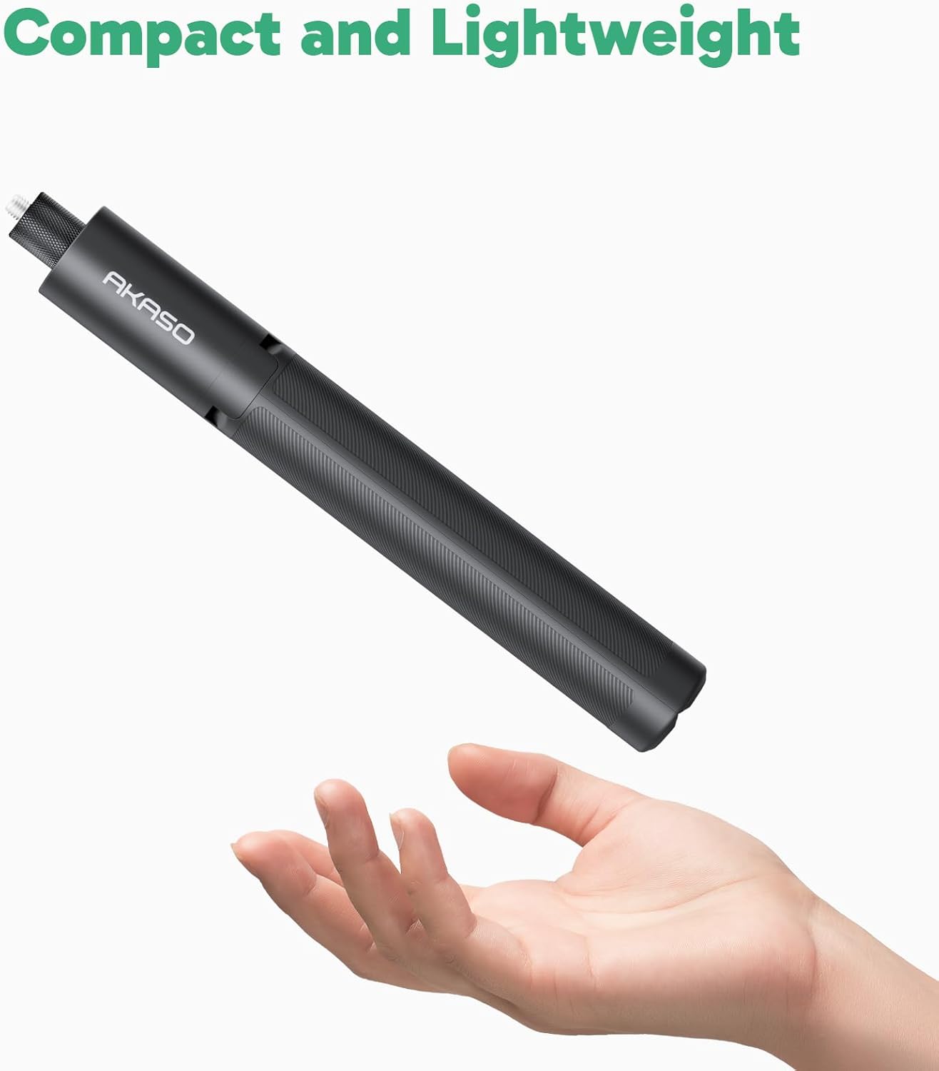  This selfie stick tripod can retract to a handy 9.4 inch (24cm) and extend to the lengthy 47.2 inch (120cm) and only weights 8oz (229g). It is perfect to help you take photos, selfie, videos and suitable for both indoor and outdoor activities, such as family & friends reunions, travel, hiking, snowboarding, skiing and surfing.