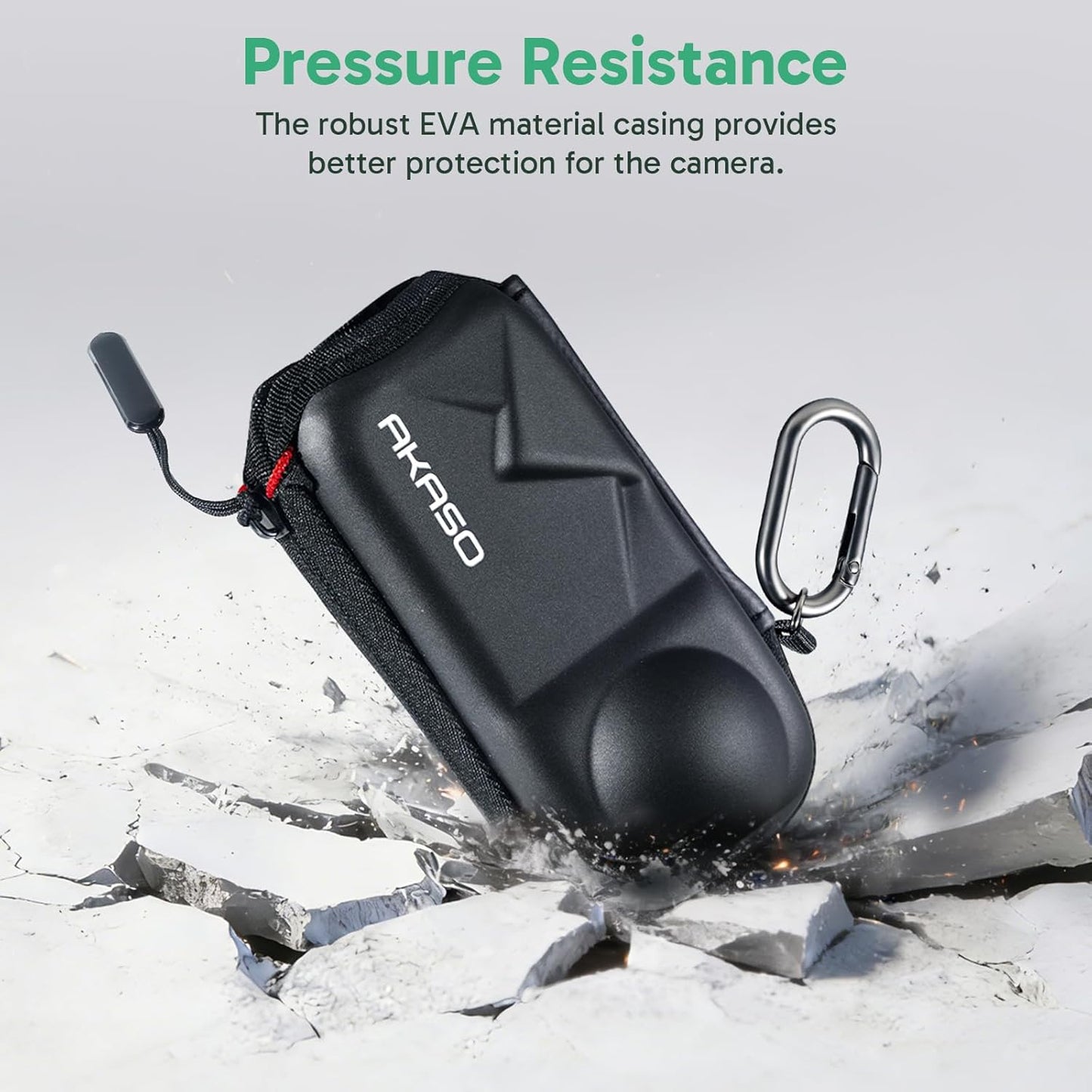 Hard shell EVA protective case with pressure resistant design