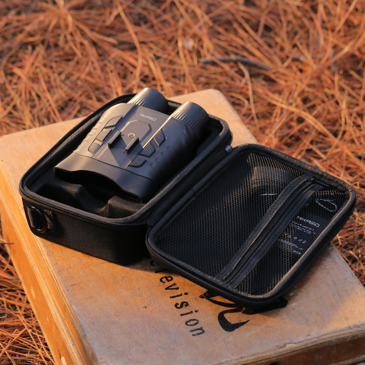 Observe Wildlife After Dark: AKASO Seemor-200 Full-Color Night Vision Binoculars