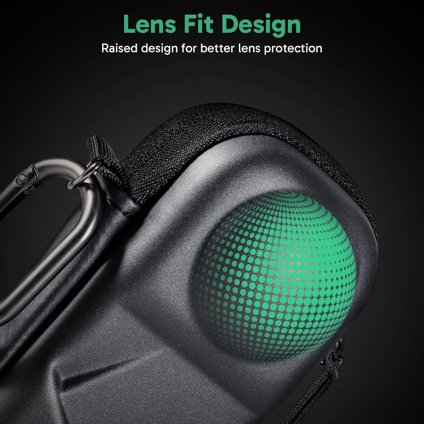 Lens Fit DesignRaised design for better lens protection