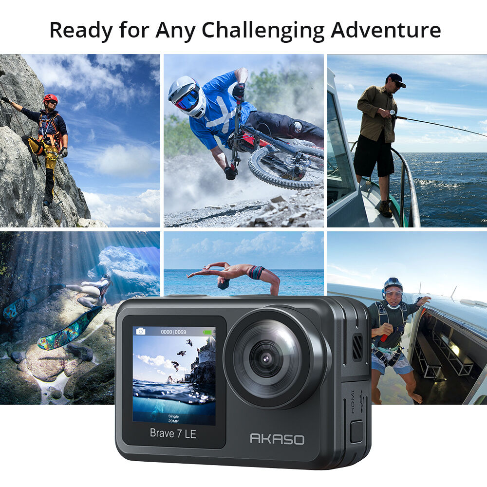 スマホアクセサリー Akaso ActionCamera brave 7 LE Amazon.com : AKASO Brave 7 LE Action Camera and 42 in 1