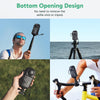 compact lightweight 360 camera travel carrying case with carabiner clip